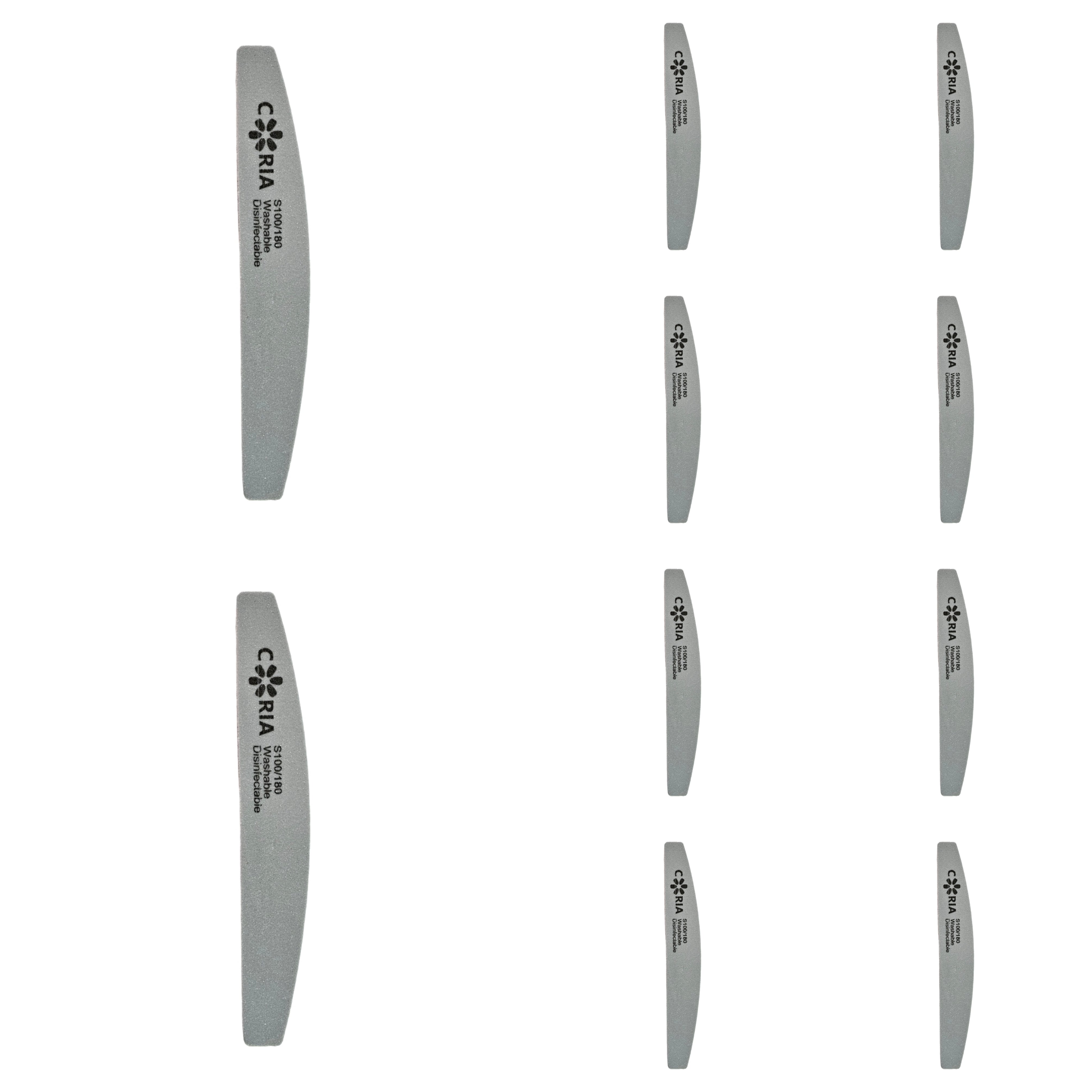 Image of Set 10 Pila Buffer Coria 100/180 Gri