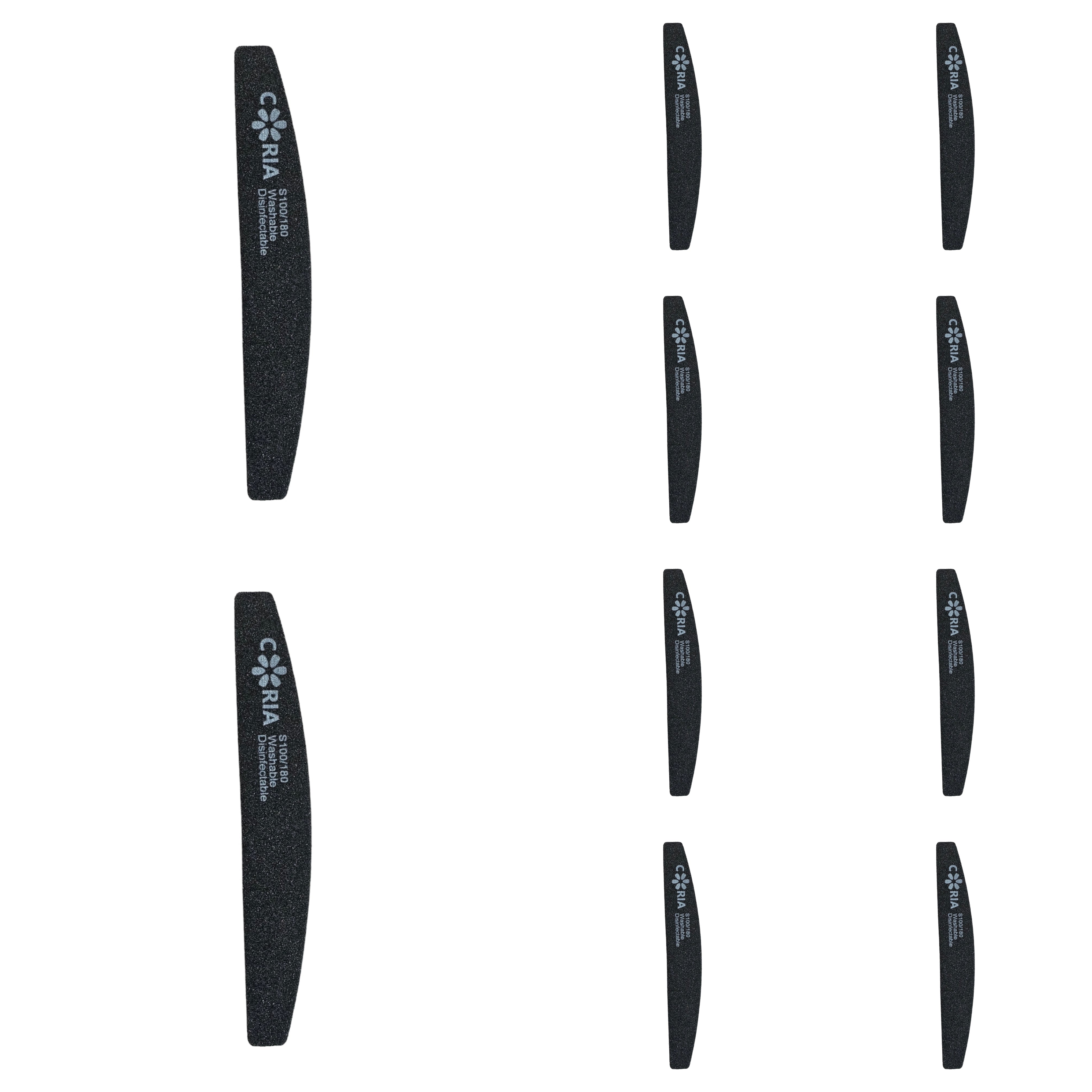 Image of Set 10 Pila Buffer Coria 100/180 Black
