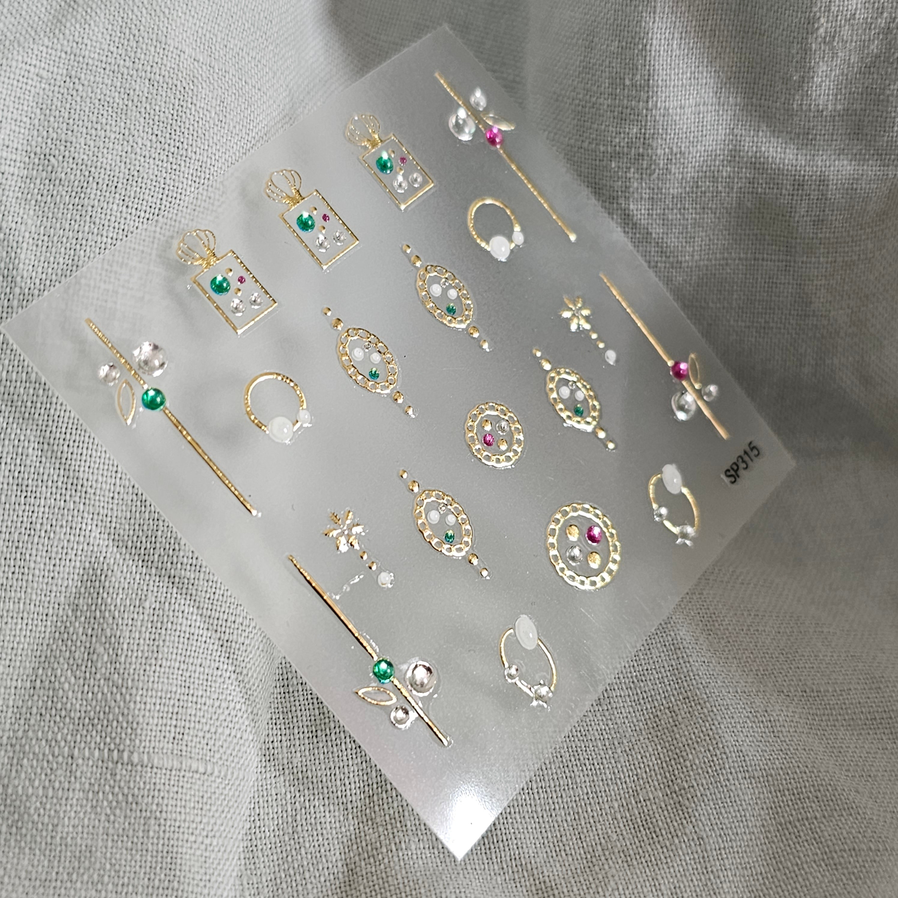 Image of Sticker Jewerly Style 315
