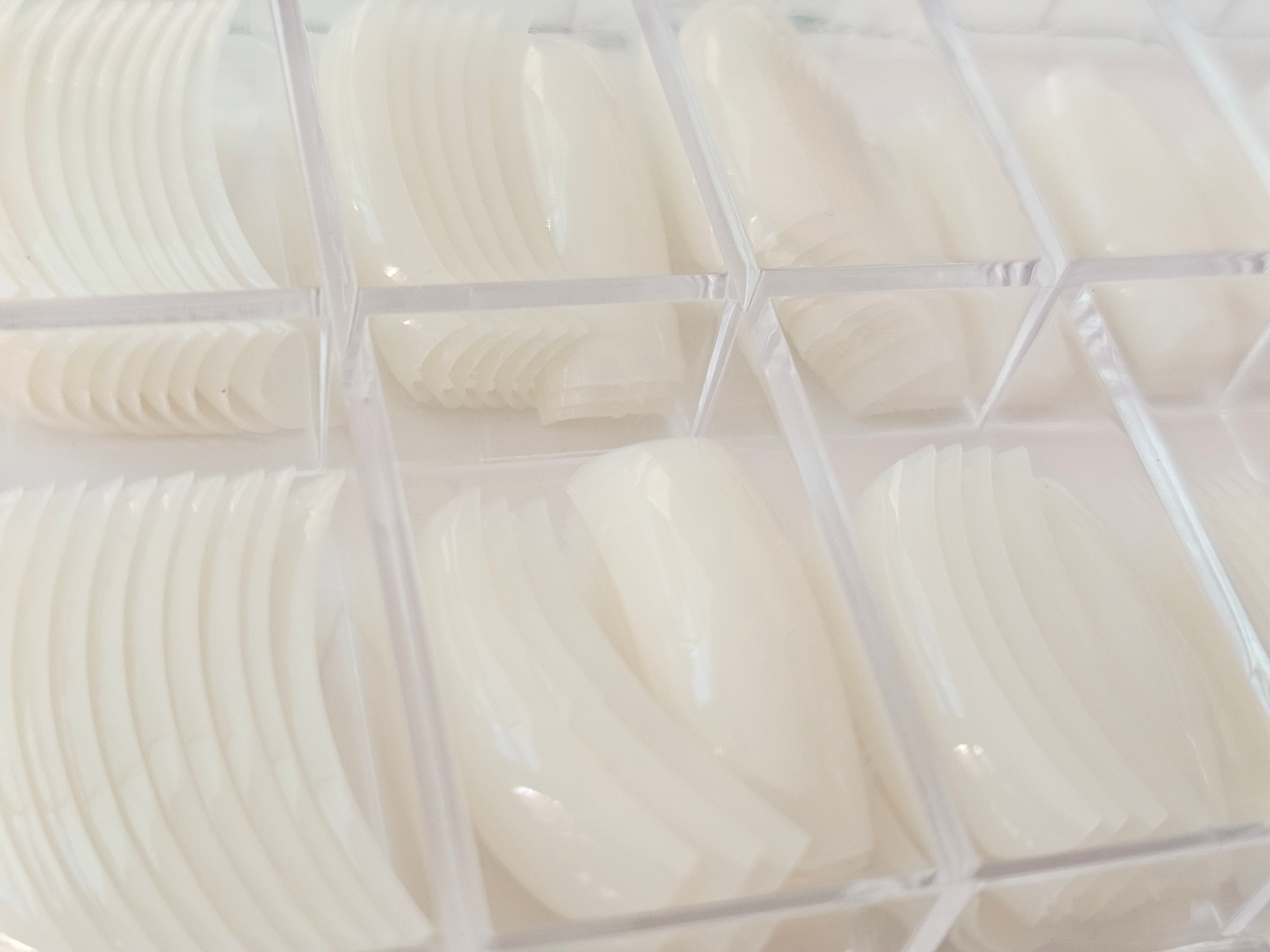 Image of Set 100 Tipsuri transparente nude