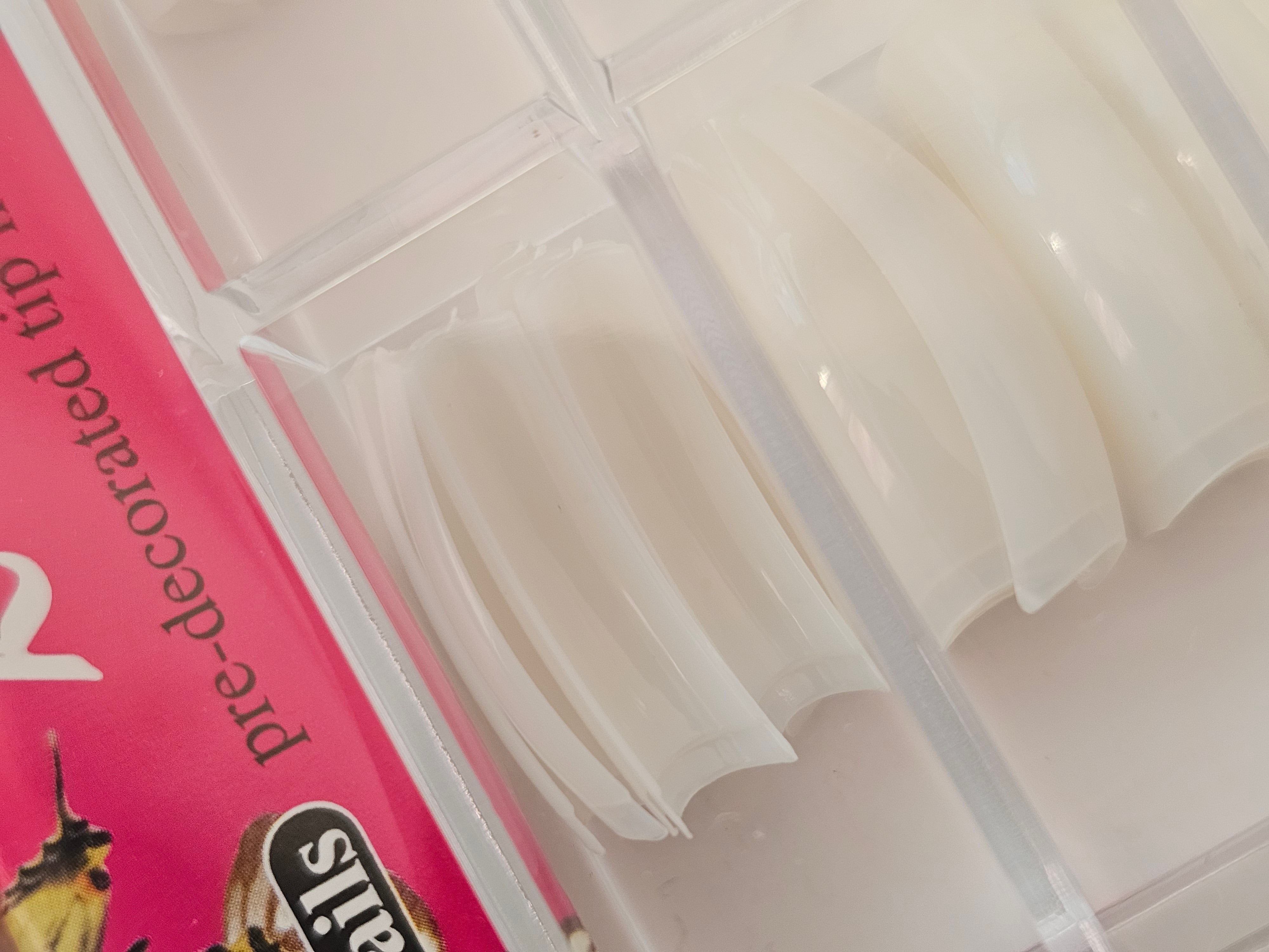 Image of Set 100 Tipsuri transparente nude
