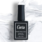 Baza Rubber Clear Coria 15 ml – flacon negru cu etichetă Rubber Base Clear