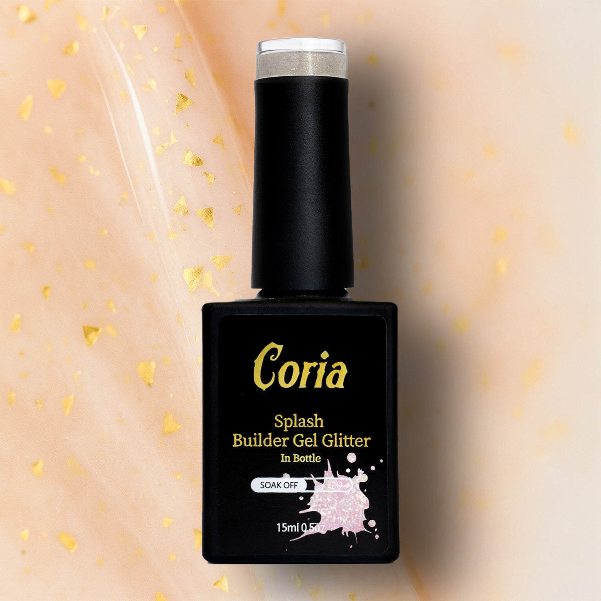 Image of Builder Gel Glitter In Bottle 01 15ml