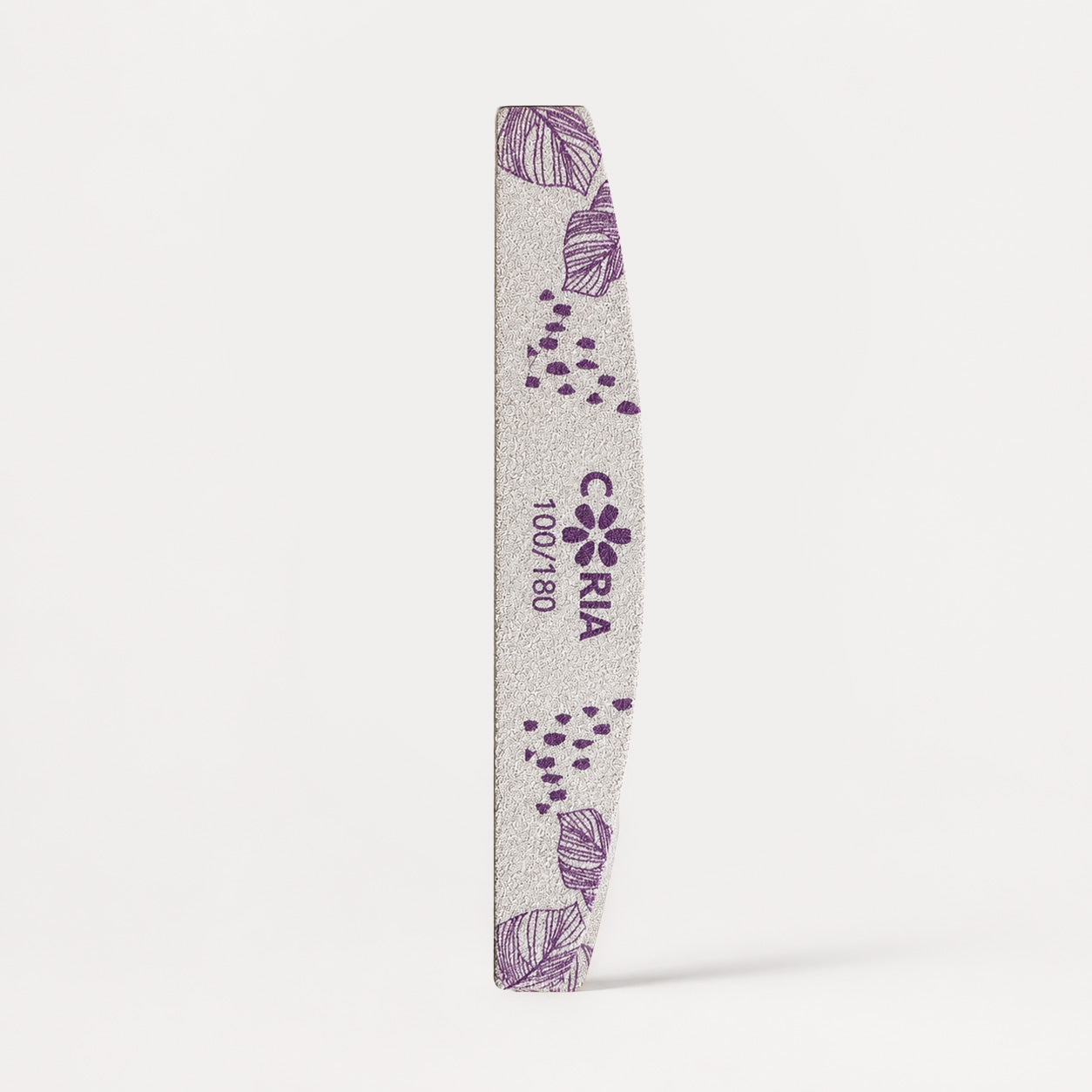 Image of Pila Profesionala Coria Half Moon 100/180 – Purple Leaves