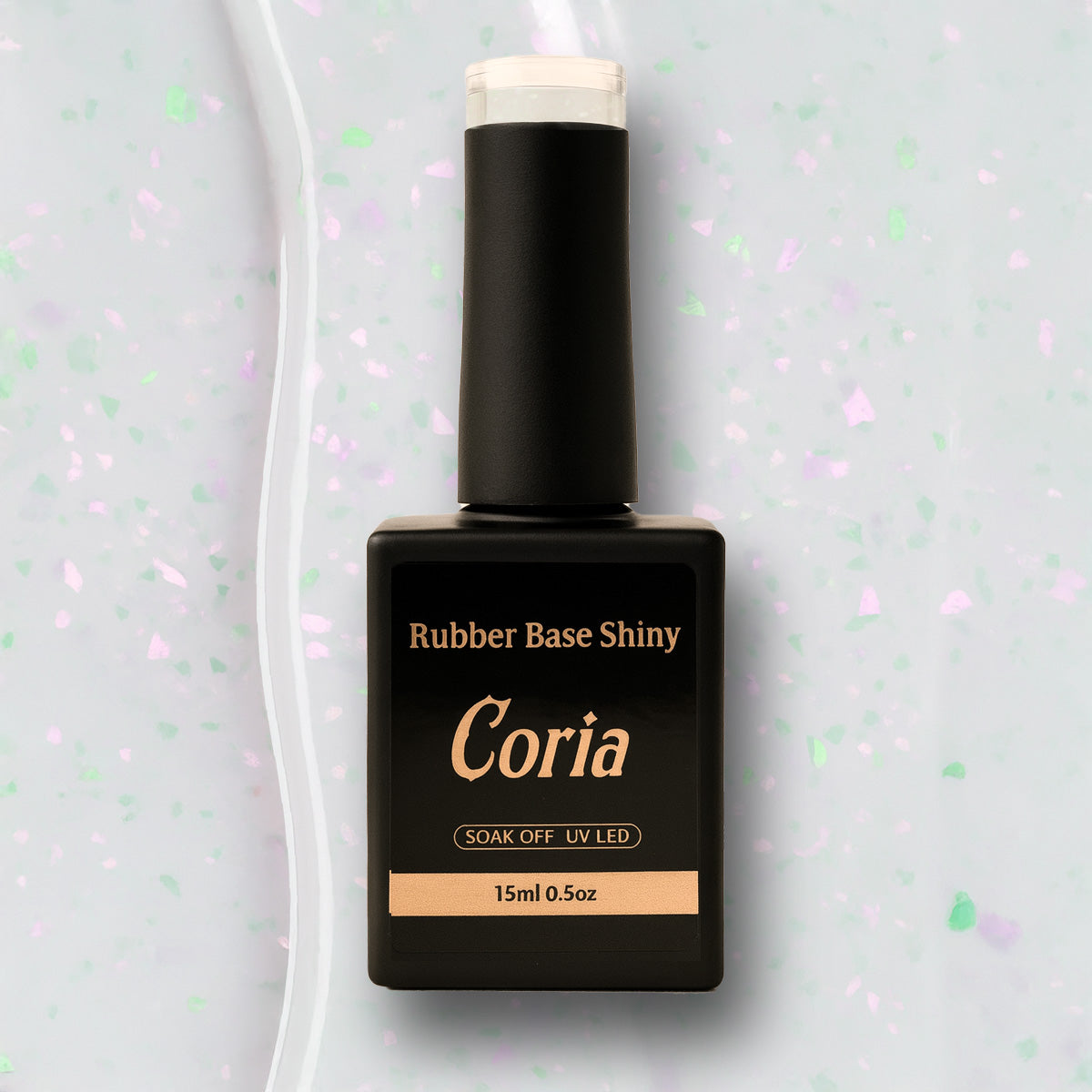 Baza Rubber Shiny Coria 035 15 ml Natural Milky White