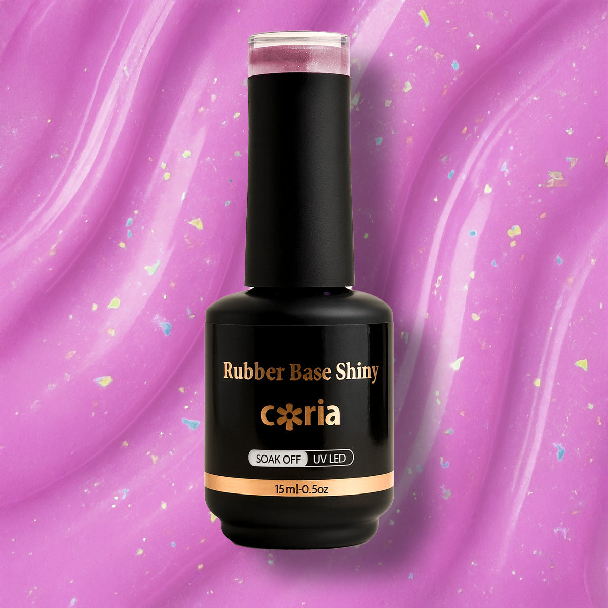Baza Rubber Shiny Coria 031 15 ml Amethyst Purple