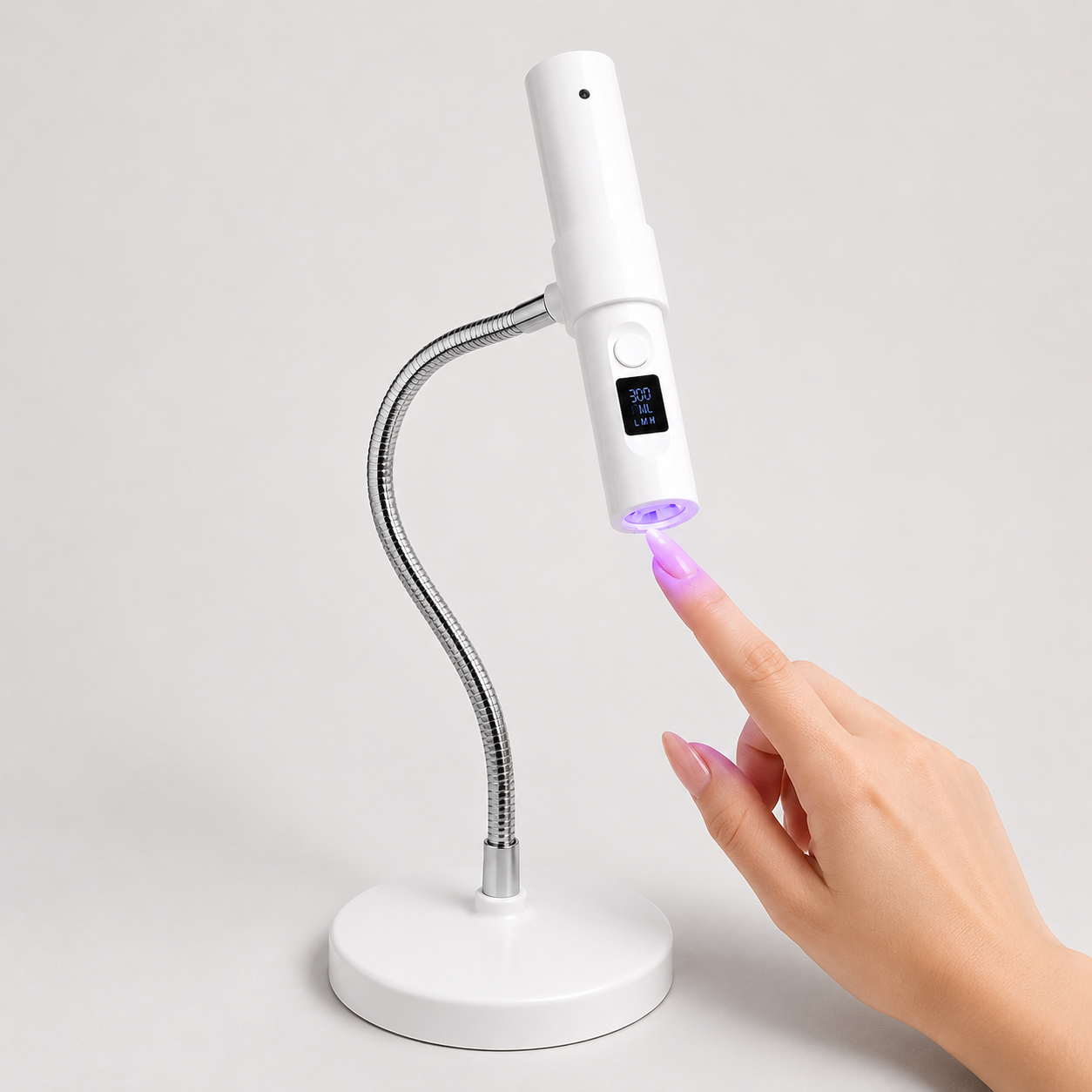 Image of Lampa UV/LED Flash Cure Profesionala cu Suport Magnetic ,Reincarcabila