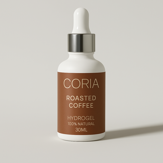 Hydrogel pentru cuticule Roasted Coffee Coria, flacon 30 ml cu pipetă