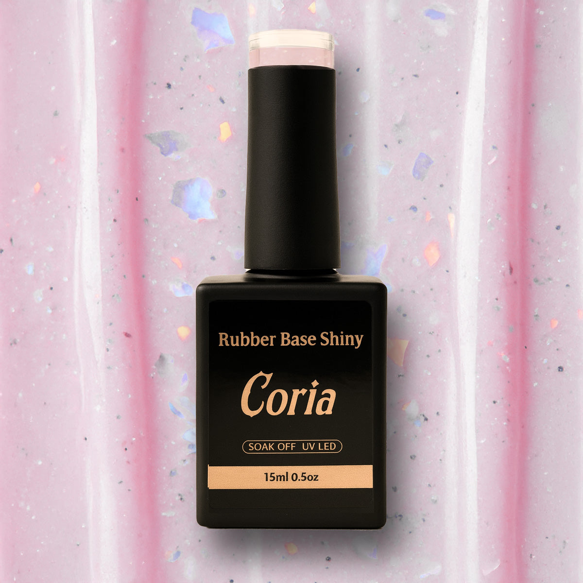 Baza Rubber Shiny Coria 039 15 ml Milky Rose