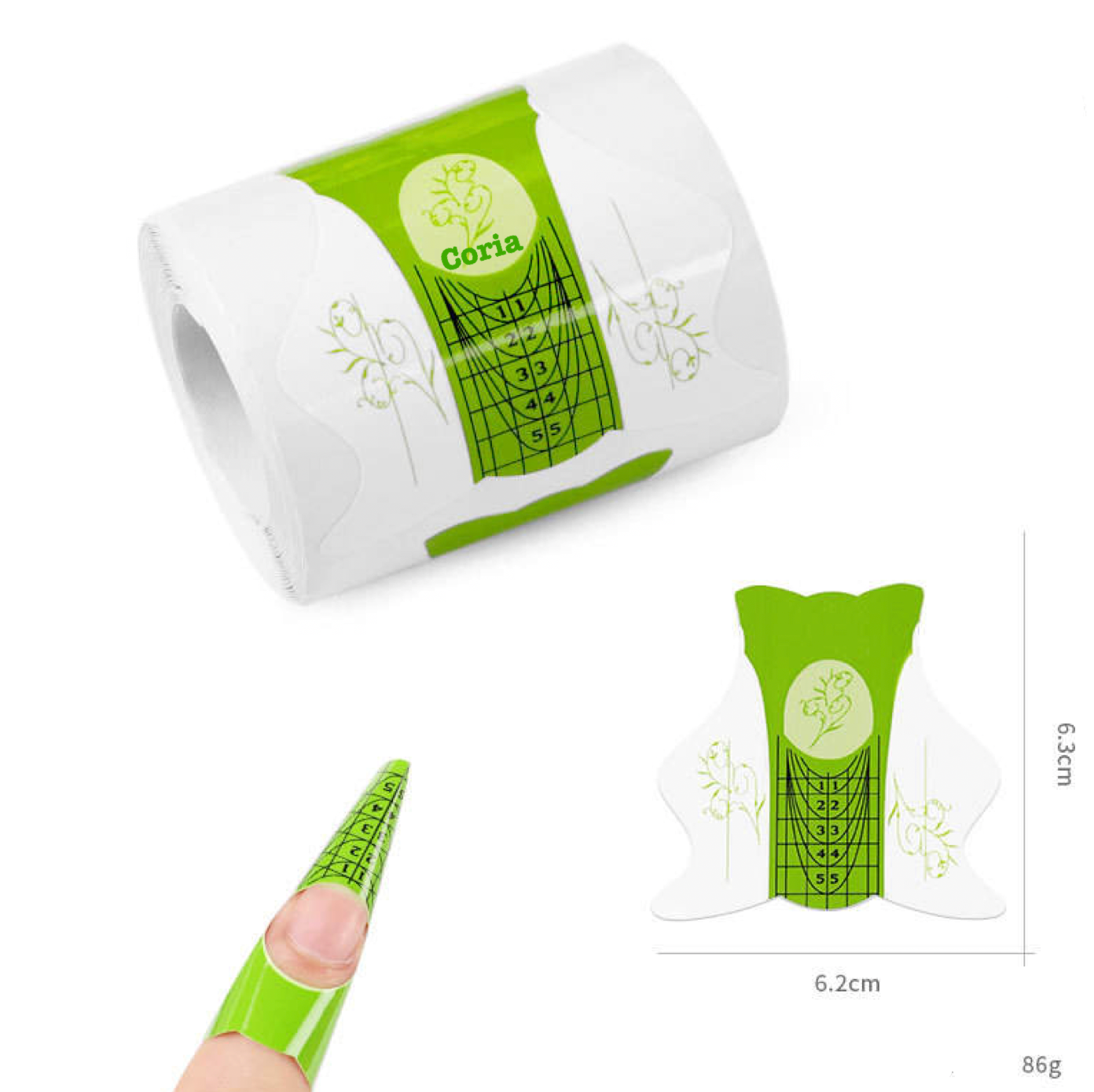 Image of Sablon Extensie Unghii 500 buc CS5