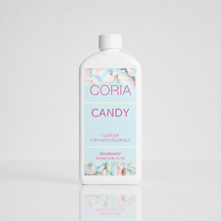 Cleaner Coria Candy 1000 ml – flacon alb cu etichetă pastel