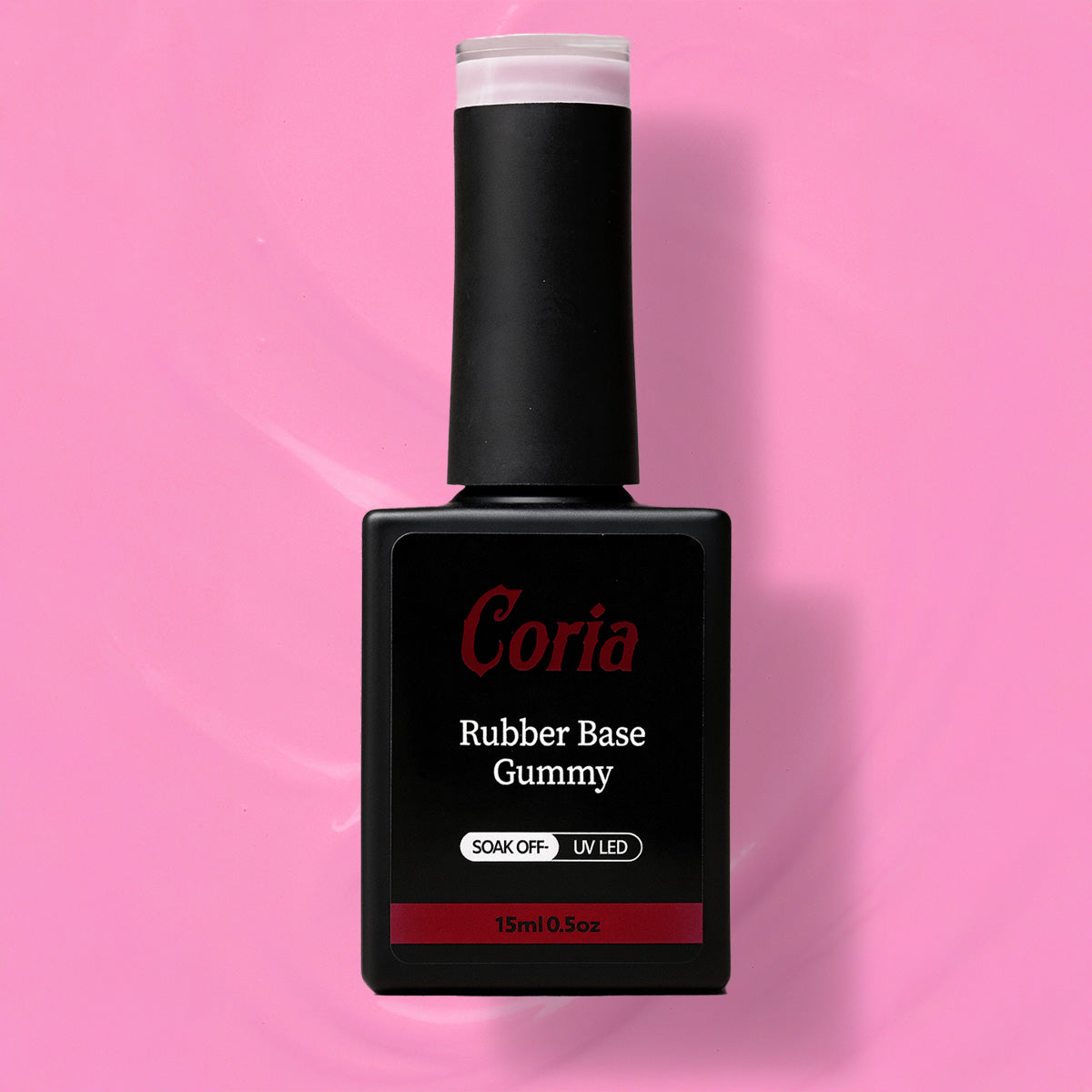 Baza Rubber Gummy Coria 066 Pink 15 ml