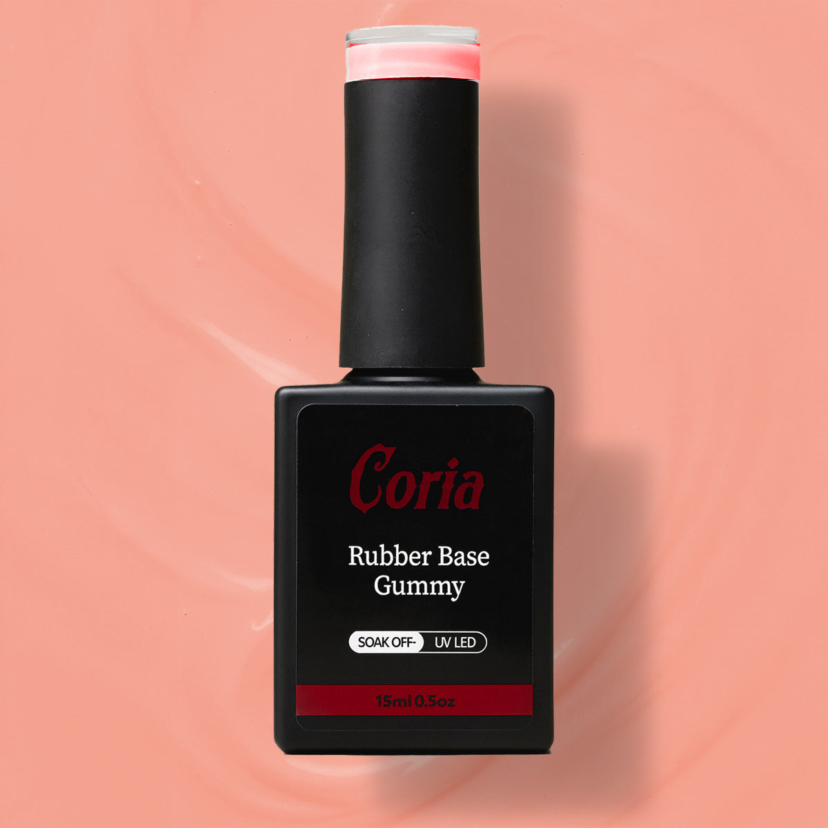 Baza Rubber Gummy Coria  047 Milky Peach Rose 15 ml