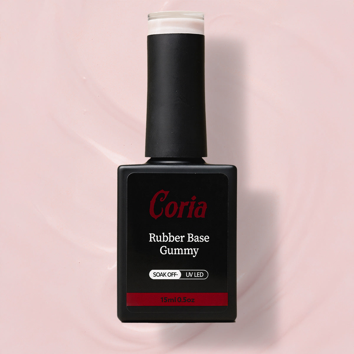 Image of Baza Rubber Gummy Coria 51 Pastel Baby Rose 15 ml