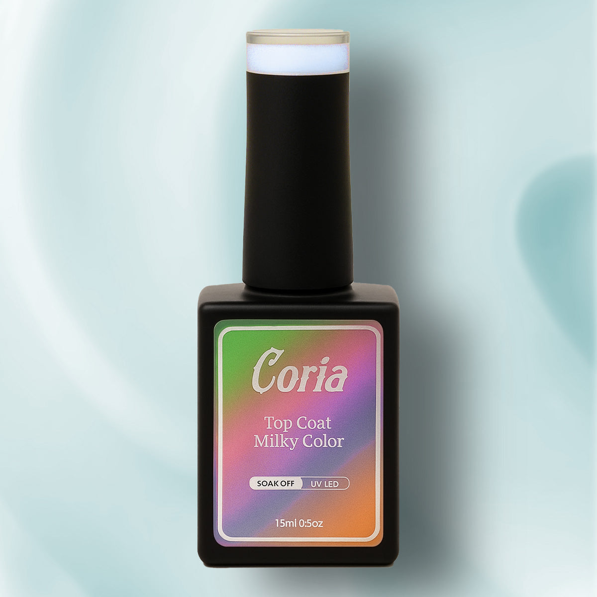 Top Coat Color Milky White Color Coria 15 ml 015