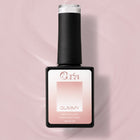 Baza Rubber Gummy Nude 111 Coria, flacon 15 ml pe fundal roz pal