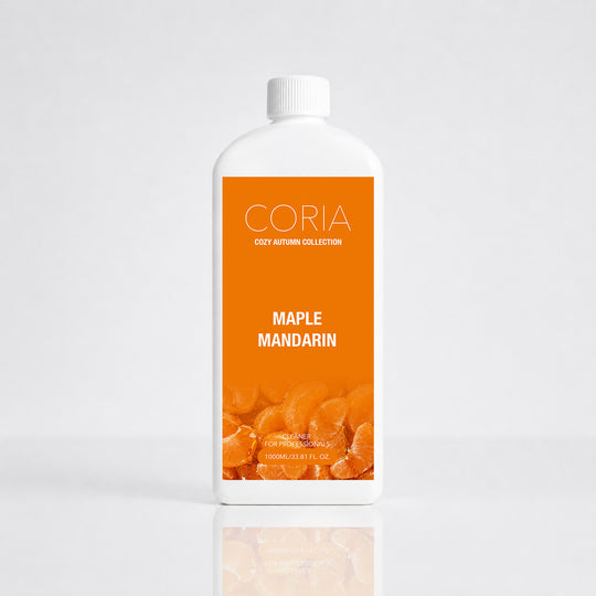 Cleaner Coria Cozy Maple Mandarin 1000 ml, flacon pentru profesioniști