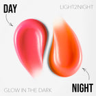 Polygel Light2Night 076 – roz ziua, portocaliu fosforescent noaptea