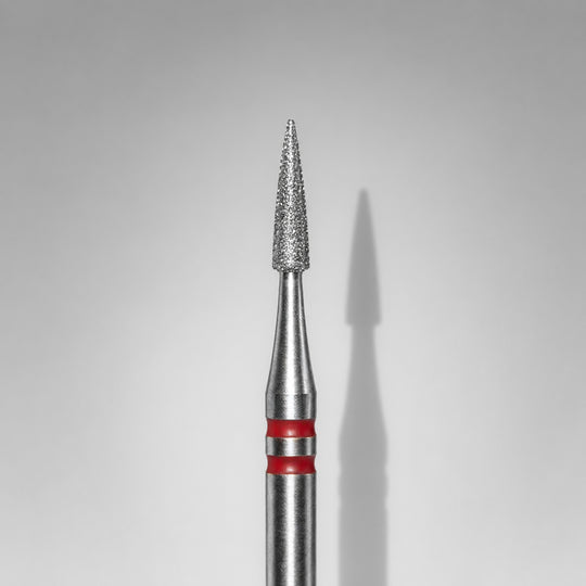 Bit diamantat Precision Needle ULTRA 1,8 x 6,5 mm, inele roșii