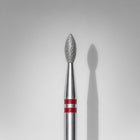 Bit diamantat Precision Flame CORE 2,1 x 5,7 mm, inele roșii