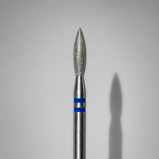 Bit diamantat Precision Flame NOVIX 2,5 x 9 mm, inele albastre
