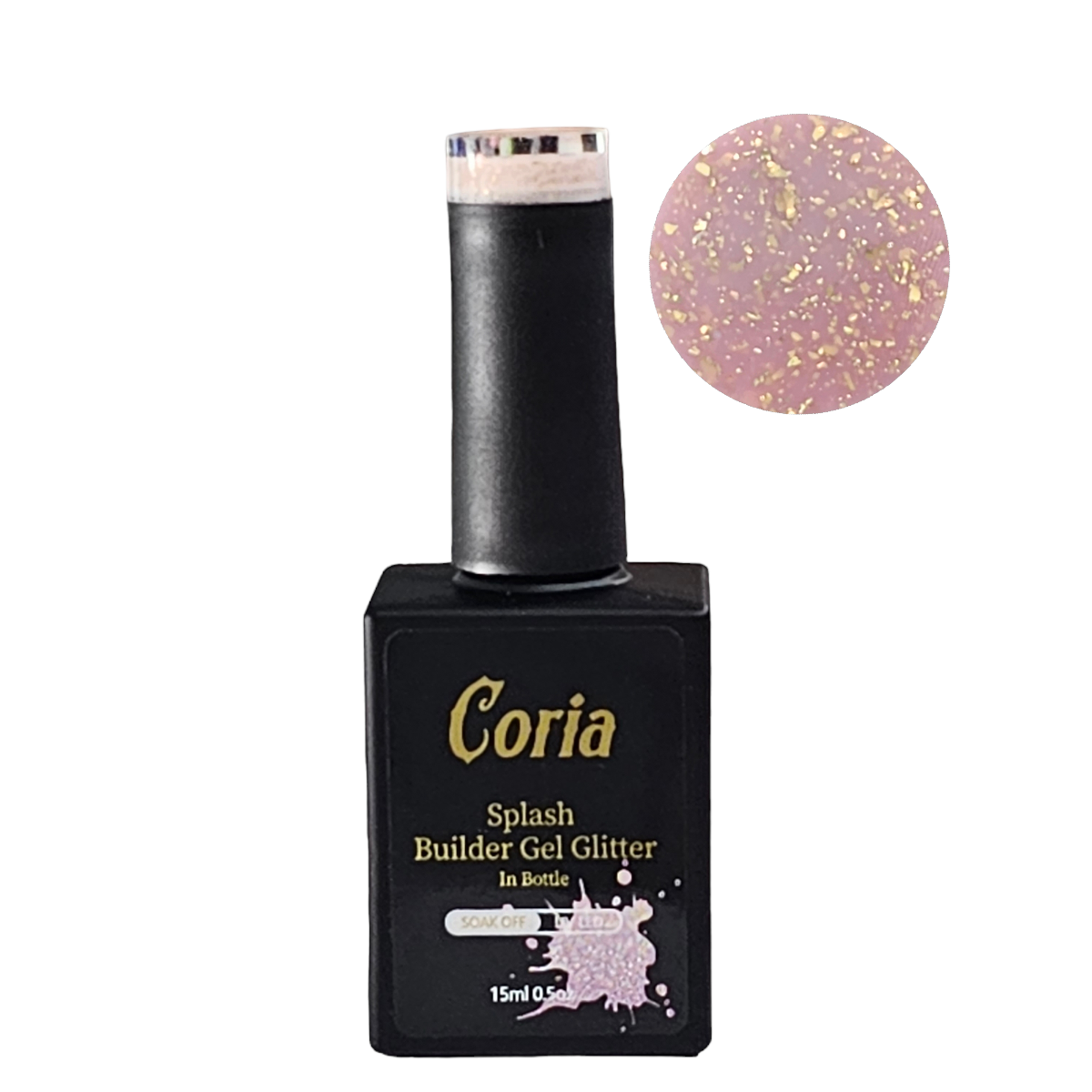 Image of Builder Gel Glitter In Bottle 04 15ml
