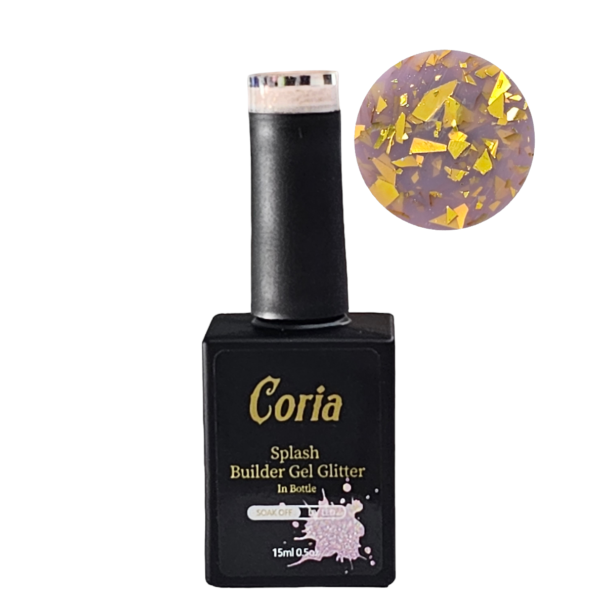 Image of Builder Gel Glitter In Bottle 06 15ml