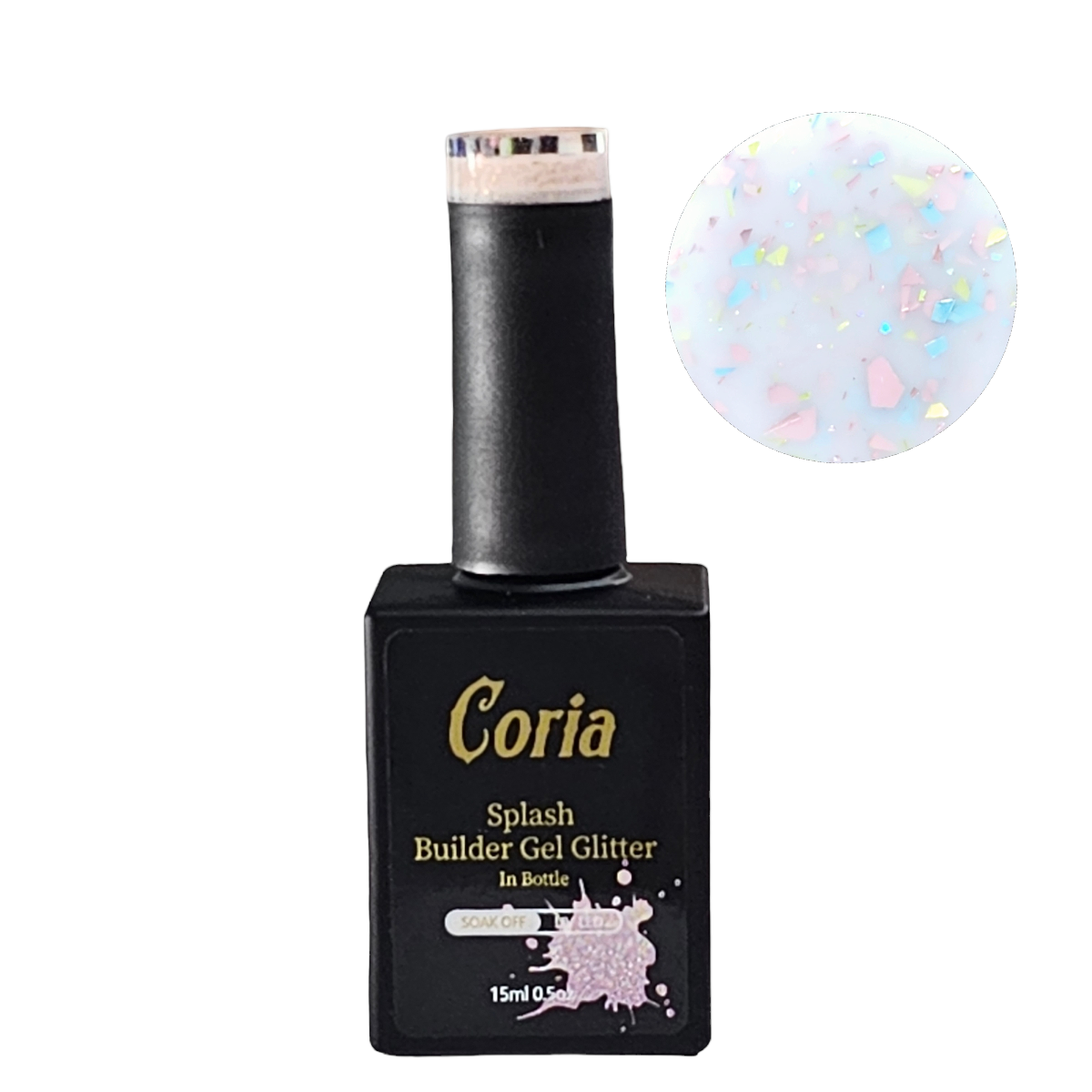 Image of Builder Gel Glitter In Bottle 13 15ml