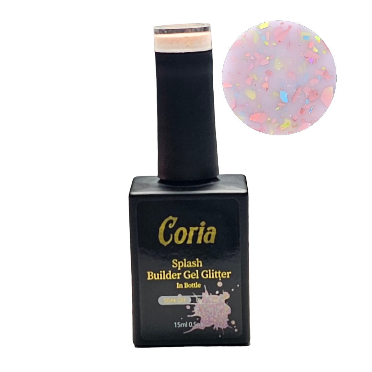 Image of Builder Gel Glitter In Bottle 14 15ml
