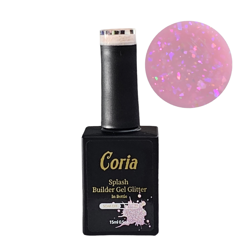 Gel Constructie Splash Builder Gel Glitter In Bottle 017 15ml