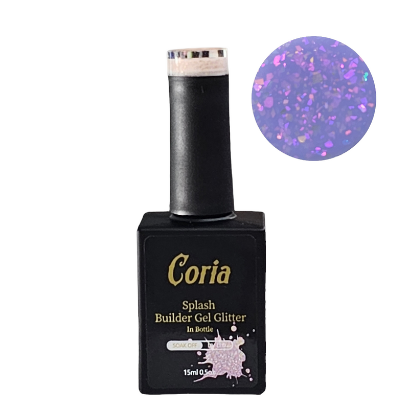 Gel Constructie Splash Builder Gel Glitter In Bottle 019 15ml