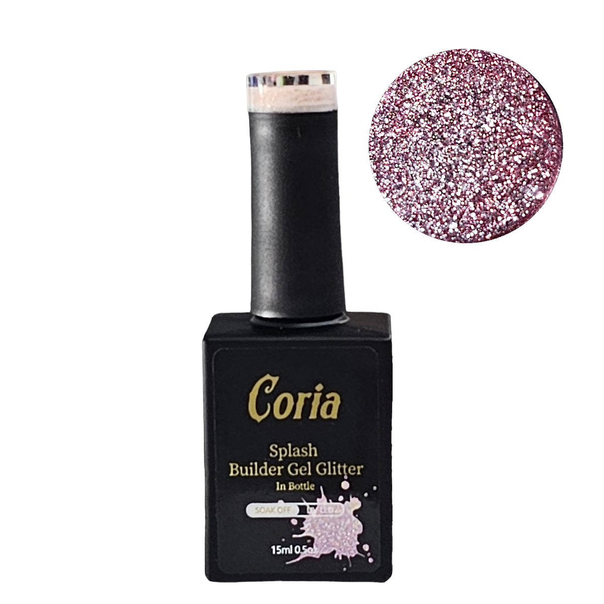 Image of Builder Gel Glitter In Bottle 20 15ml