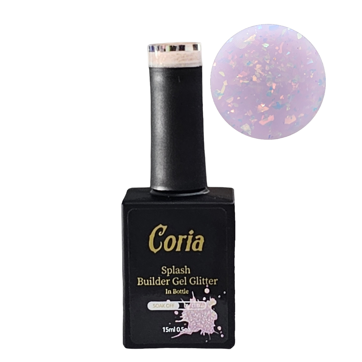 Image of Builder Gel Glitter In Bottle 25 15ml