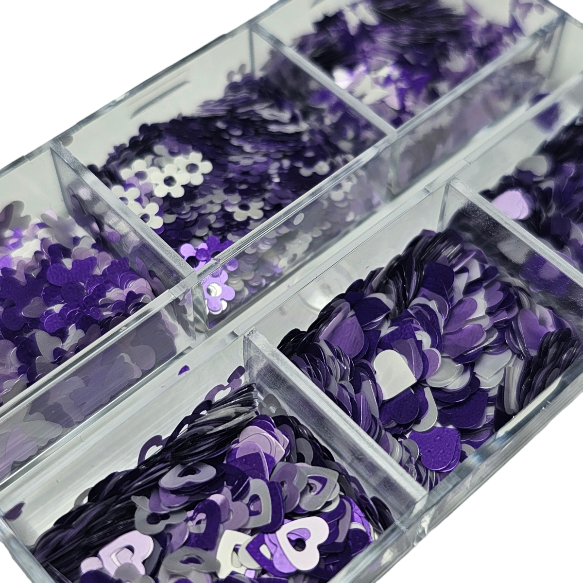 Image of Decor unghii 6 forme diferite Purple