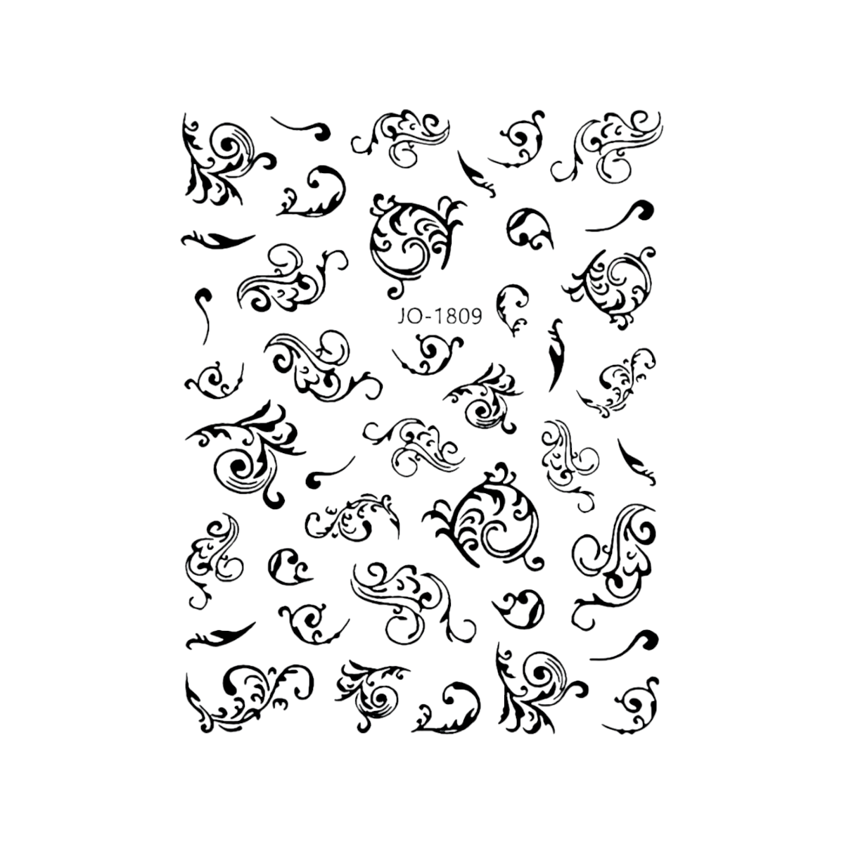 Image of Sticker unghii 1809 Black