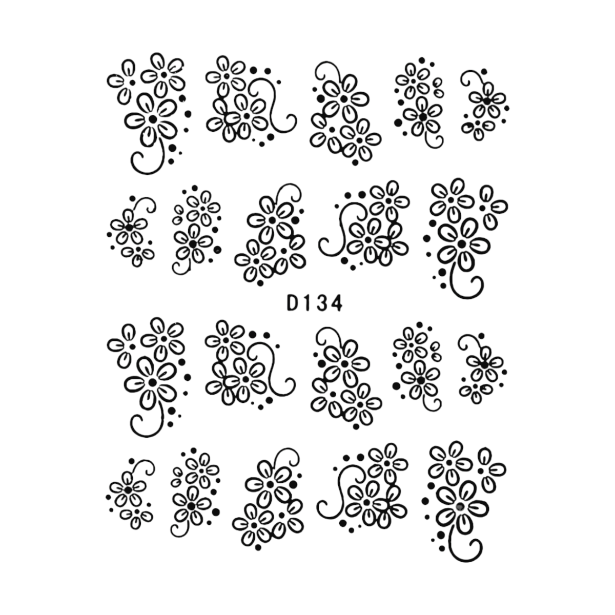 Image of Tatuaj Decor Unghii D 134