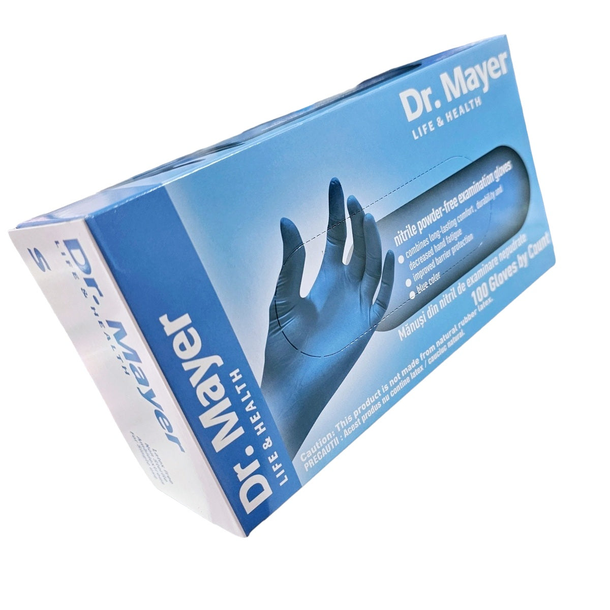 Image of Manusi Nitril Blue L 100 buc