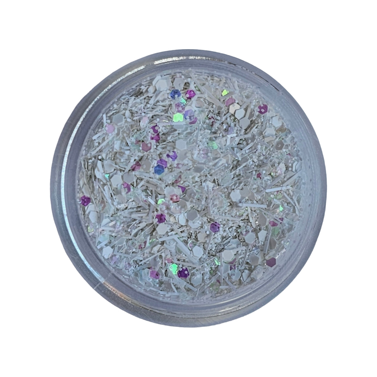 Decor Unghii Glitter White Brid WB55