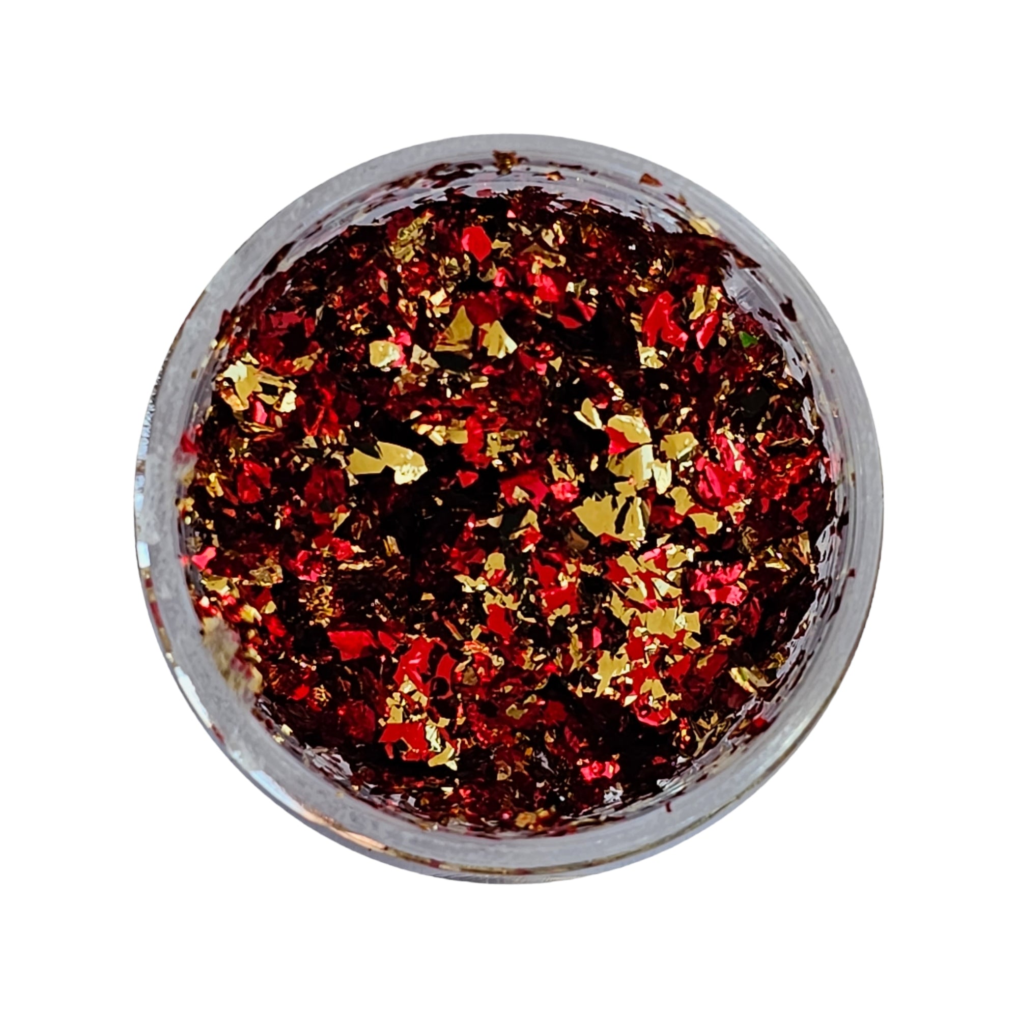 Pigment Unghii Flakes Red-Gold FRG1