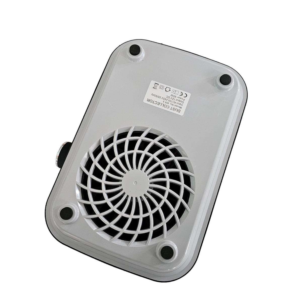 Image of Aspirator Colector Praf Profesional de  Unghii, 80W Negru/Silver