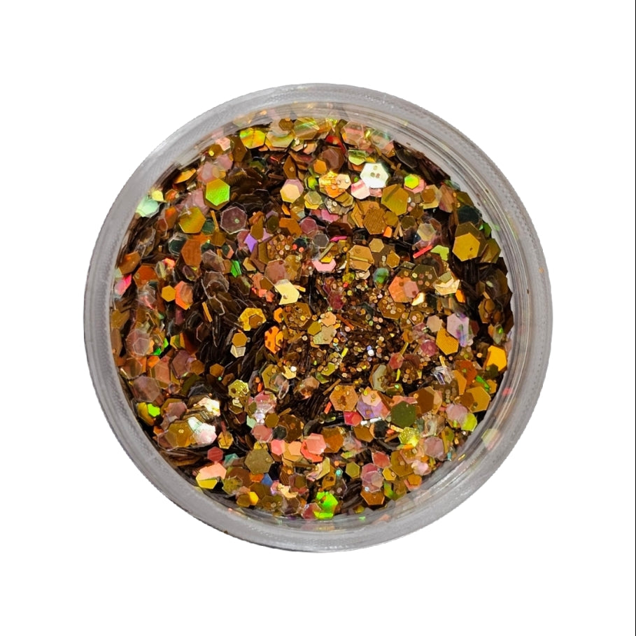 Image of Decor Unghii Glitter GoldyLux