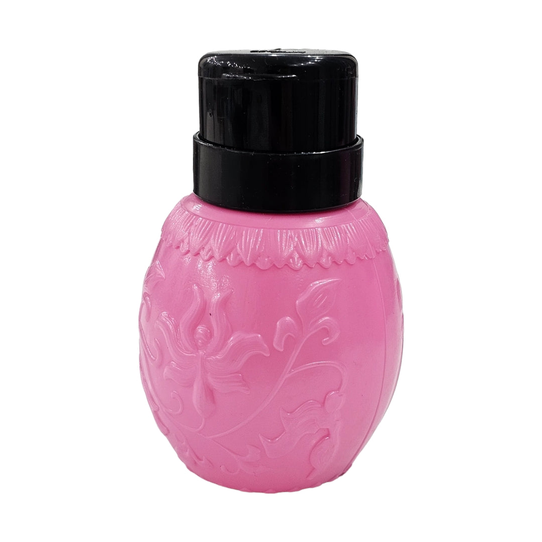 Flacon Din Plastic Flower Pink Cu Push 250ml