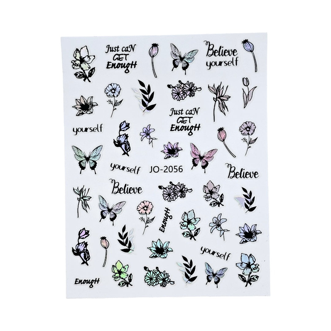 Sticker Unghii Decor 2056