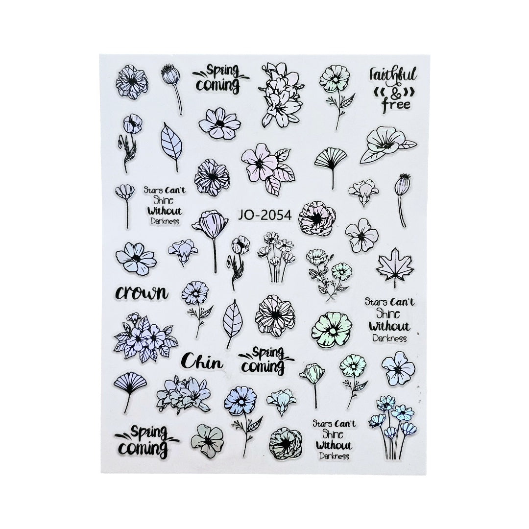 Image of Sticker Unghii Decor 2054