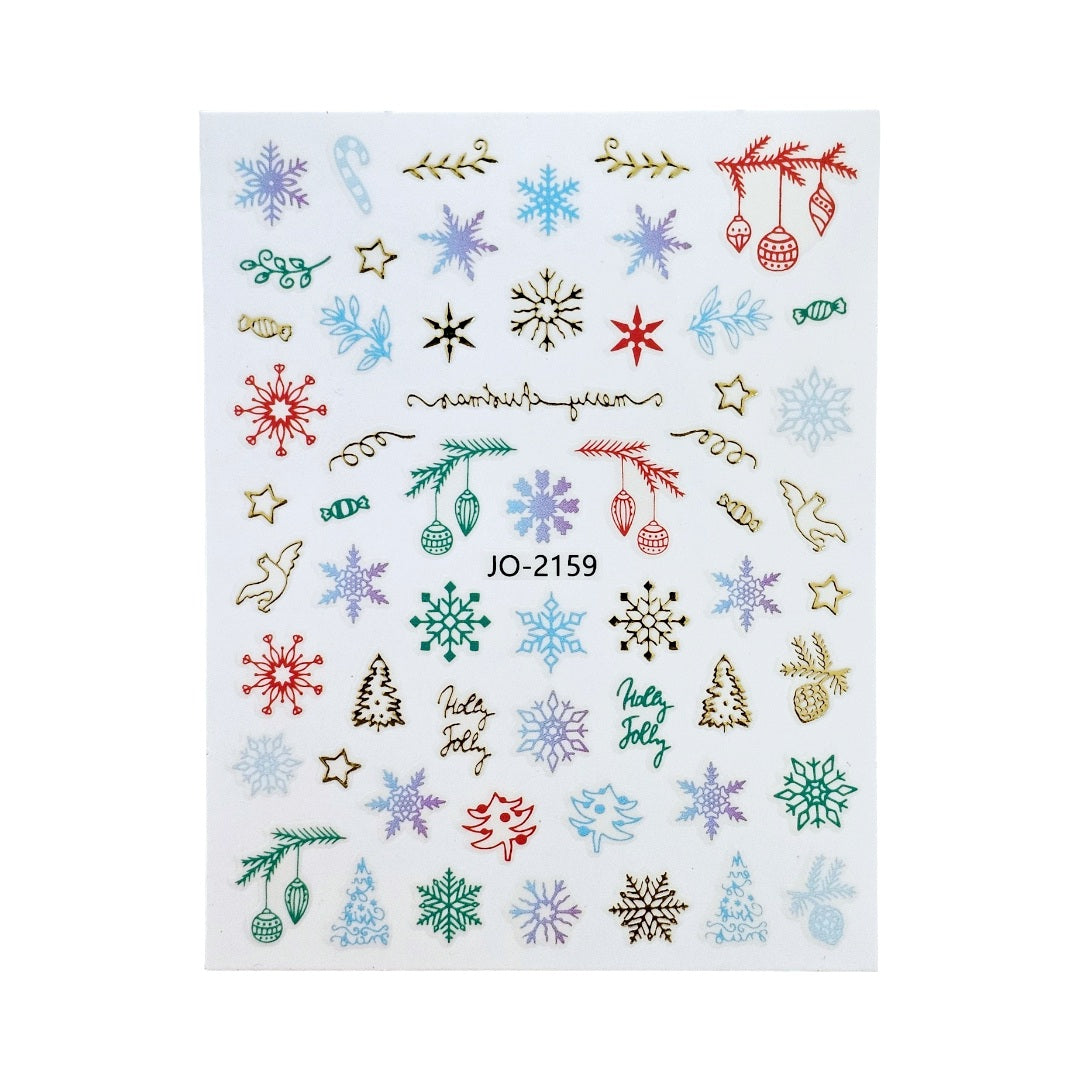 Image of Sticker Unghii Decor Iarna 2159