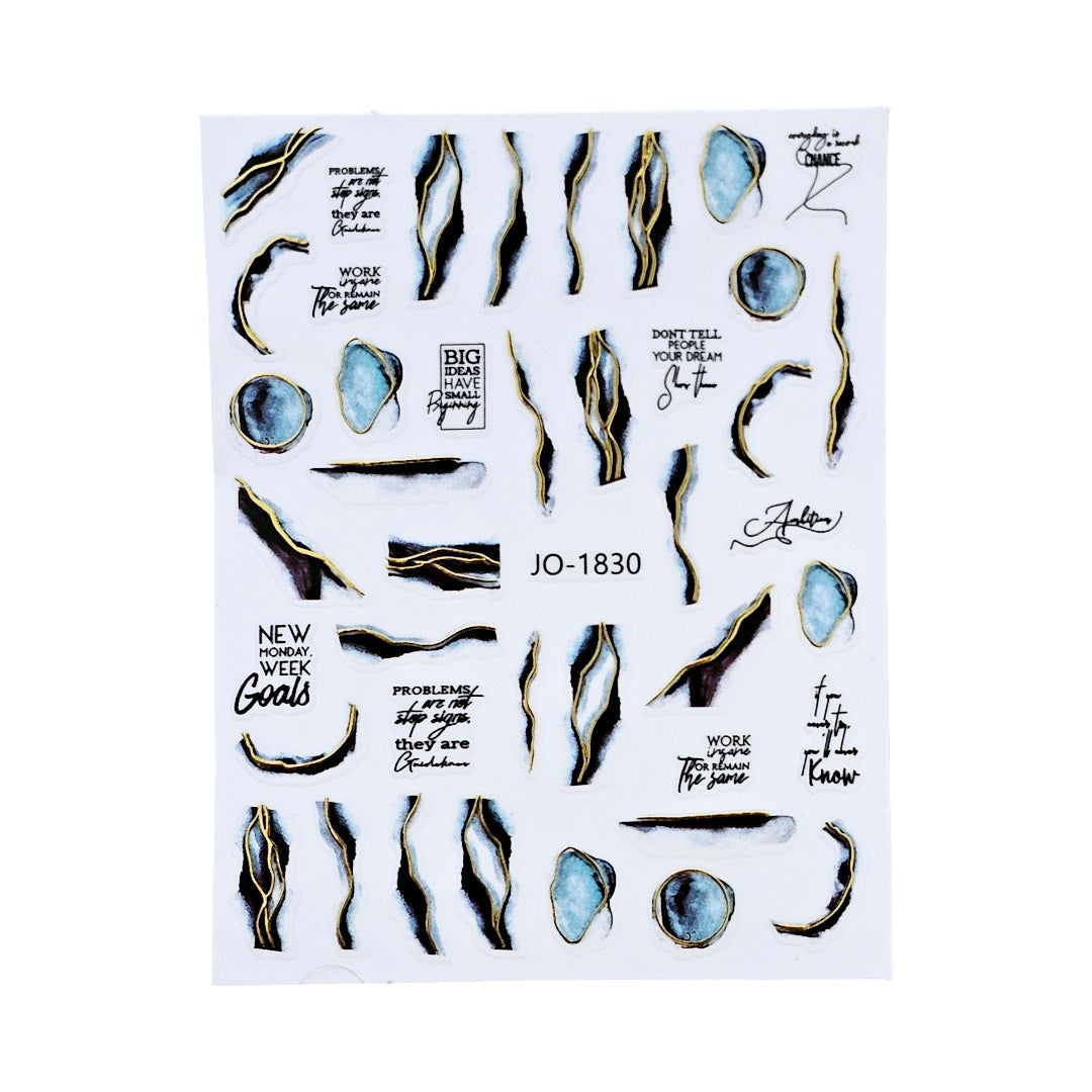Image of Sticker Unghii Decor 1830