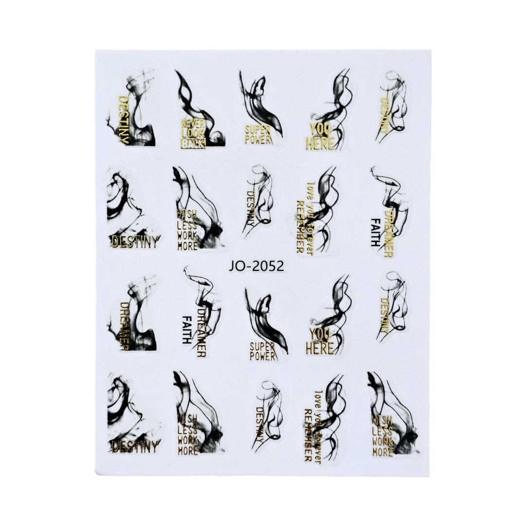 Sticker Unghii Decor 2052