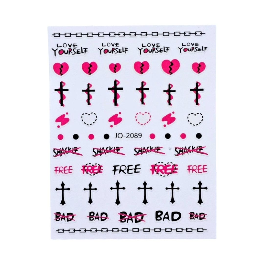 Image of Sticker Unghii Decor 2089