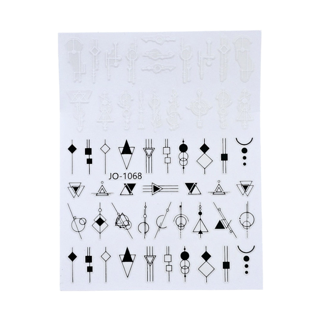 Image of Sticker Unghii Decor 1068