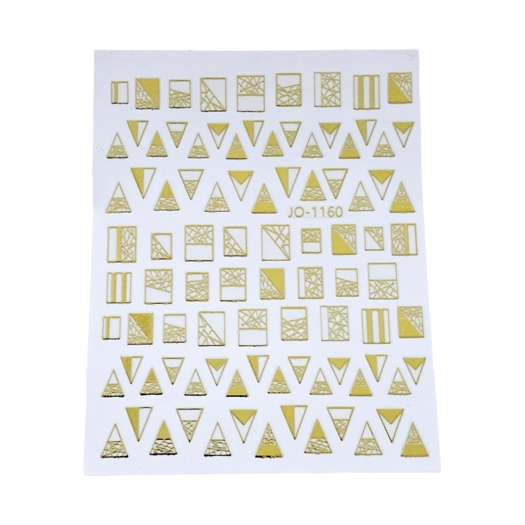 Image of Sticker Unghii Decor Gold 1160